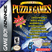 Ultimate Puzzle Games GameBoy Advance  box art